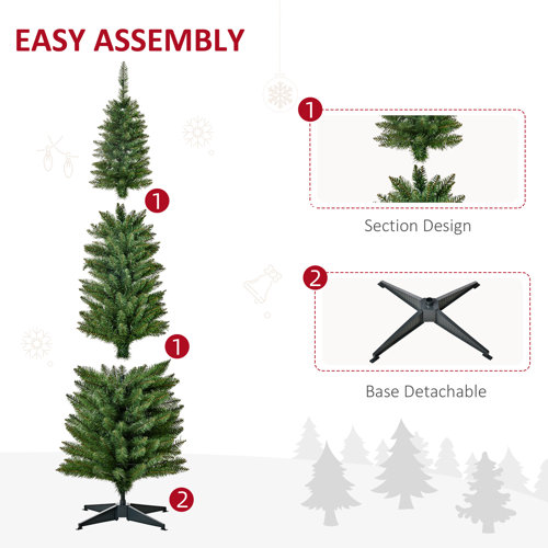 The Twillery Co.® Realistic Artificial Christmas Tree with 200 LED